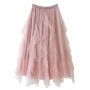 Long RUFFLE SKIRT Long Tutu - Womens Halloween Costumes